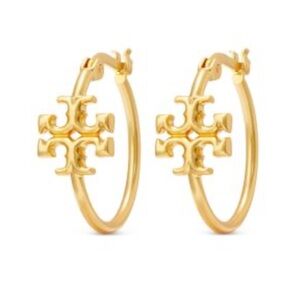 Tory Burch Eleanor Small Hoop Earrings